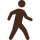 歩く人のアイコン
